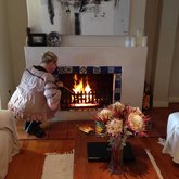 Another cosy Stanford fireplace